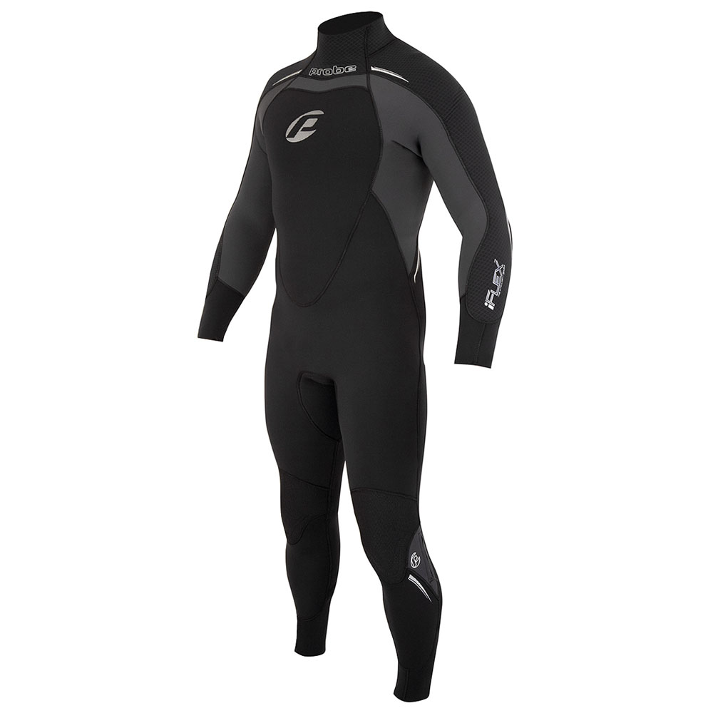 Probe iFlex 5mm Ultra-Stretch Semi-Dry Wetsuit (Back Zip) - Click Image to Close