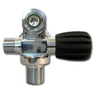 San-o-Sub DIN/K Sidemount Cylinder Valve - RIGHT (232 bar) GR
