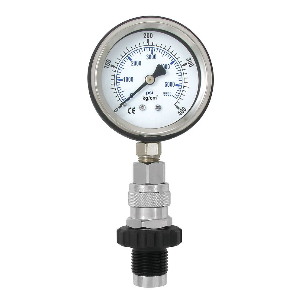 Sonar Cylinder Pressure Checker Gauge - 300 BAR DIN - Click Image to Close