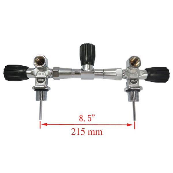 Sonar Dual Outlet Isolation Captured O-Ring Manifold (300 bar)