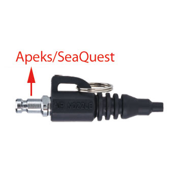 Sonar Inflator Hose Air Blower Gun - Apeks/SeaQuest - Click Image to Close