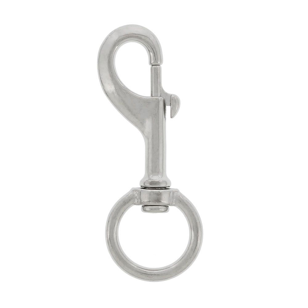 Bolt Snap Swivel-Eye Large 108 mm (4.25 in) - Stainless Steel - Click Image to Close