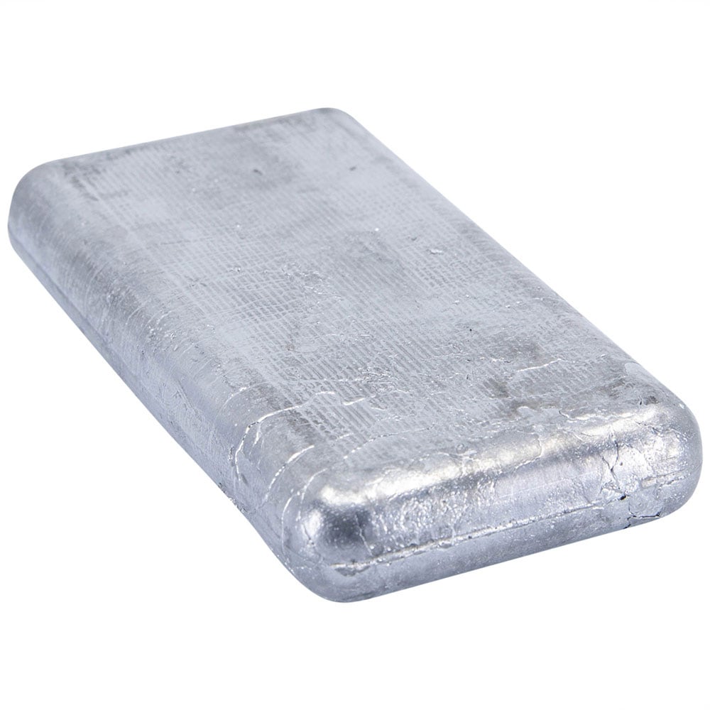 Sonar Pocket/Vest Ingot Lead Weight - 1.0kg / 2.2lb - Click Image to Close