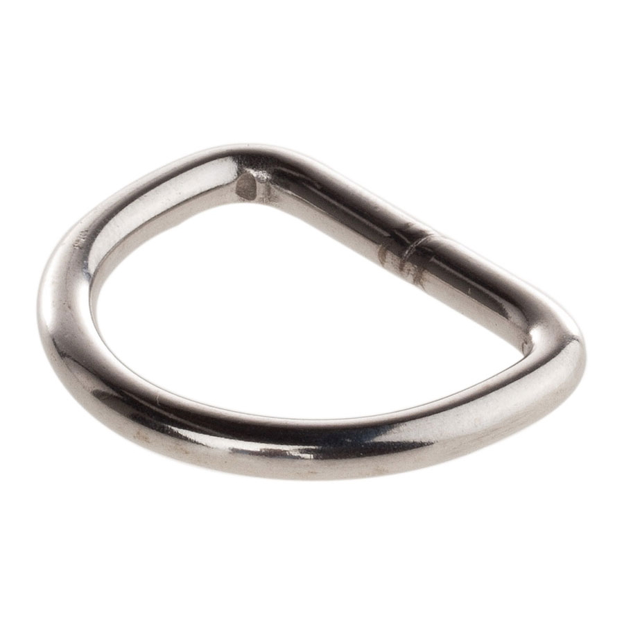 D-Ring 25mm (1 inch) - Stainless Steel - Click Image to Close