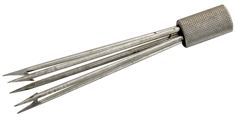 Sonar 5-Barb Cluster Head for Aluminium Handspear - Click Image to Close