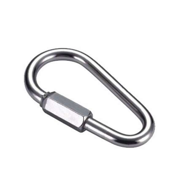 Quick Link 53mm (2.1 inch) Pear Shaped- Stainless Steel - Click Image to Close