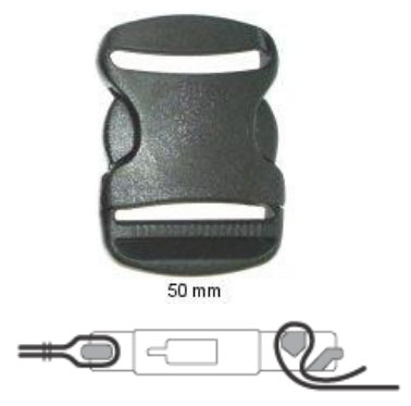 Sonar Side Release Buckle 50 mm (2 inch) - Acetal