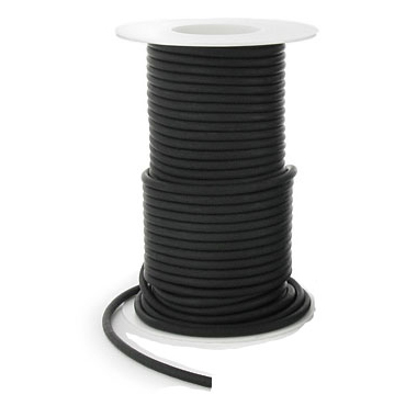 Sonar Black Surgical Tubing - Small (per metre)