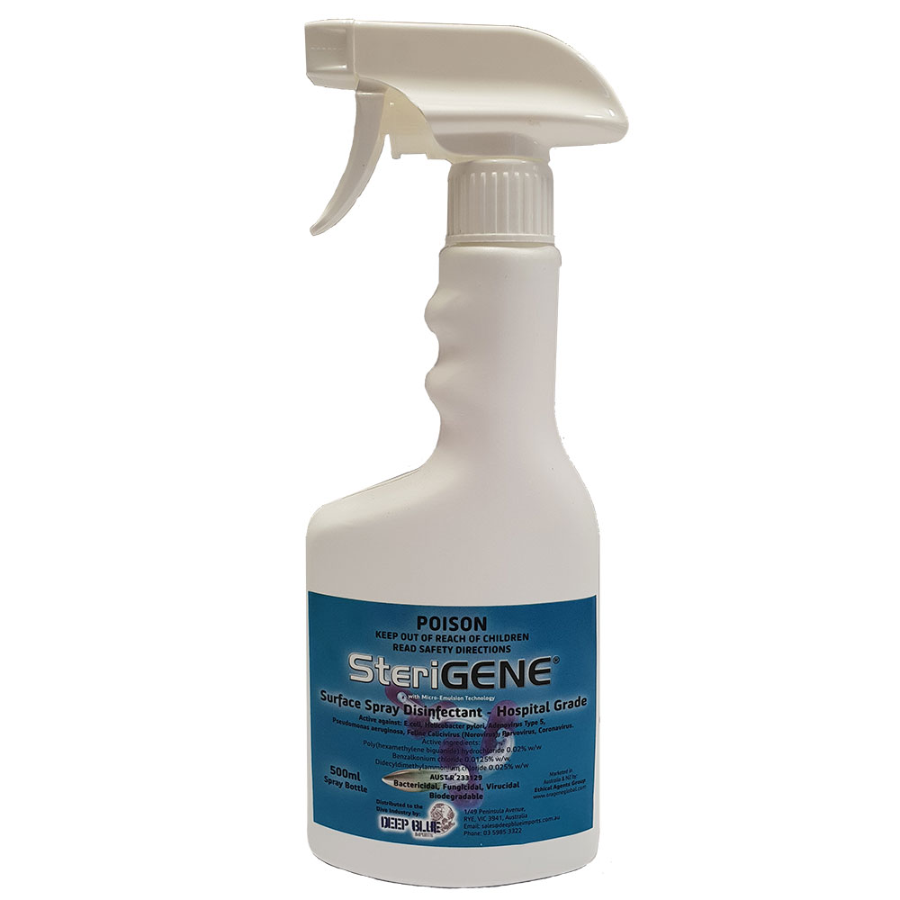 SteriGENE Clear Surface Spray Disinfectant - 500ml - Click Image to Close