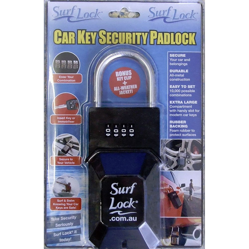 Surf Lock Car Key Security Padlock