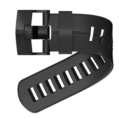 Suunto DX D9TX Black Silicone Extension Strap Kit - Click Image to Close