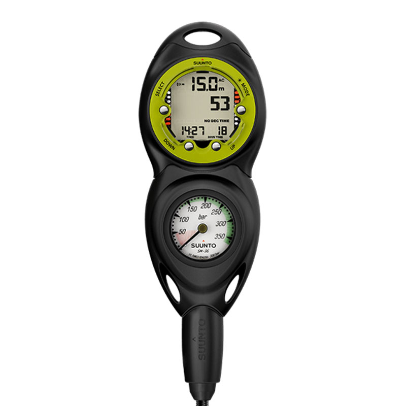 Suunto Zoop Novo CB Two In Line 300 Console - Lime - Click Image to Close