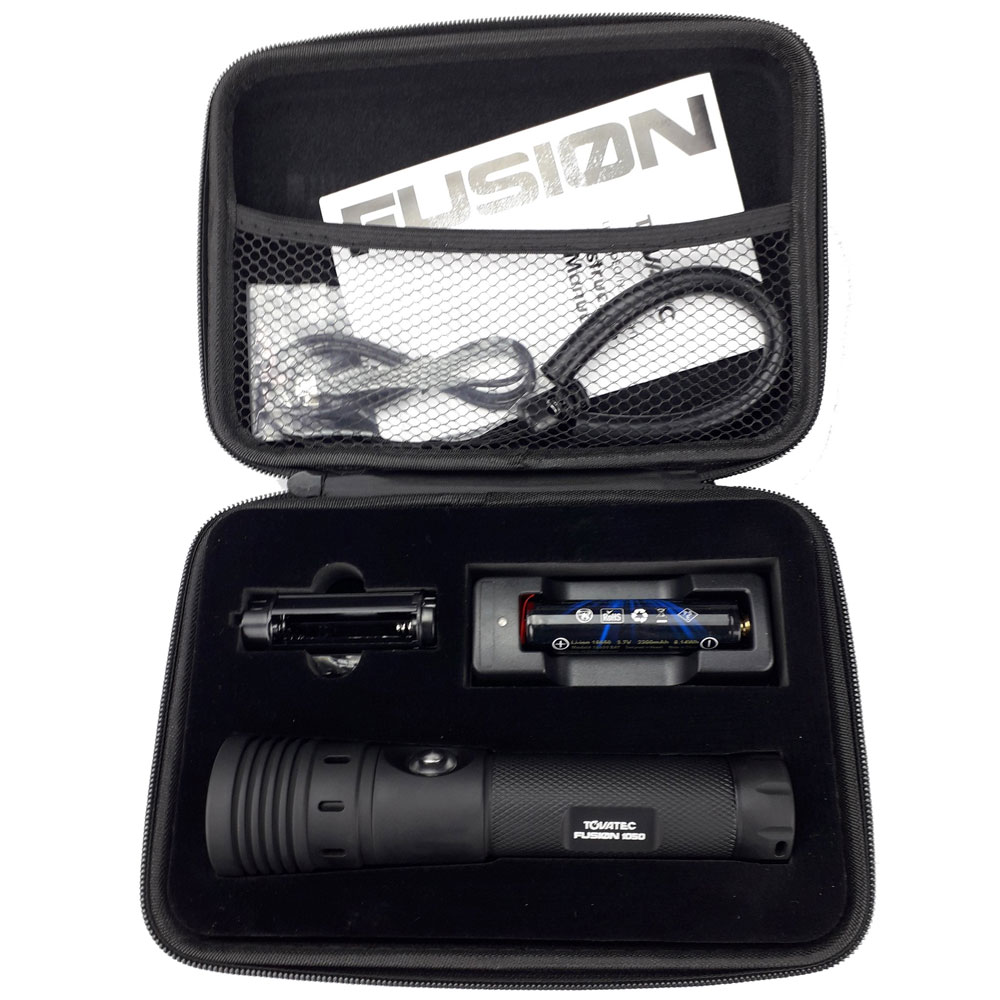 Tovatec Fusion 1050 LED Video / Dive Light - 1050LM - Click Image to Close