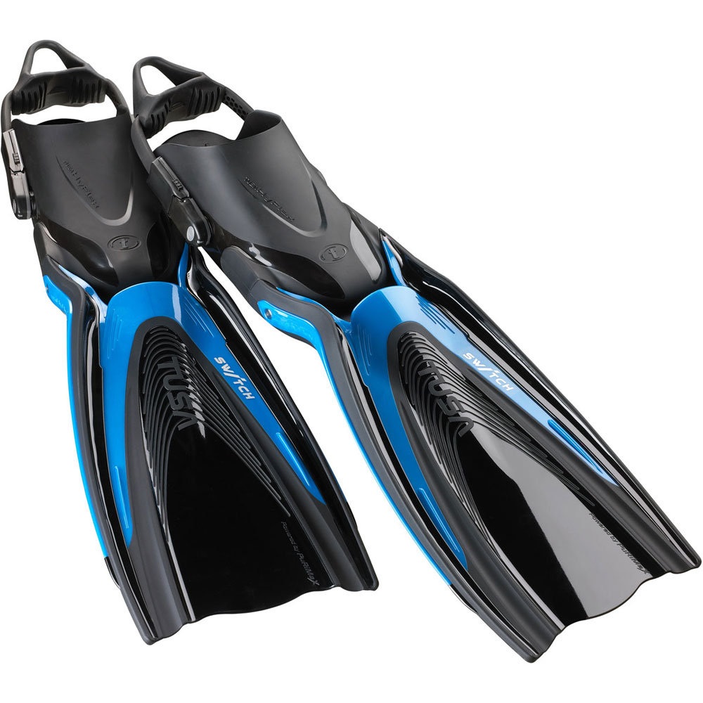 Tusa Hyflex Switch Fins - Open Heel - Flash Yellow (FY) - XS - Click Image to Close