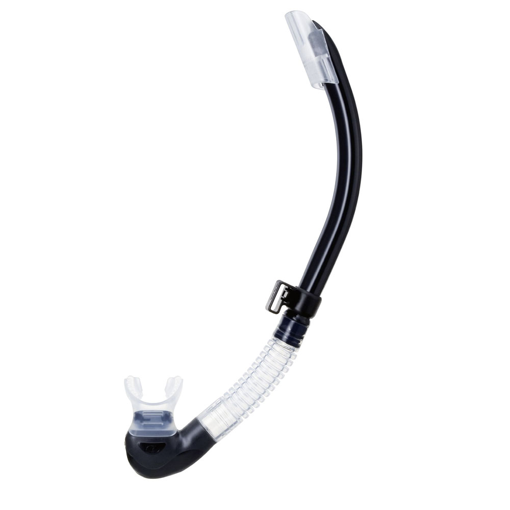 Tusa Platina II Hyperdry Snorkel | Clear/ Ocean Green - Click Image to Close