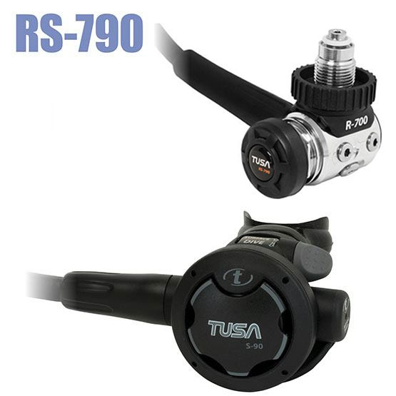 Tusa RS-790 Regulator - First and Second Stage Set - DIN - Click Image to Close