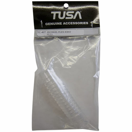 Tusa Replacement Snorkel Flexible Joint | Clear - Click Image to Close