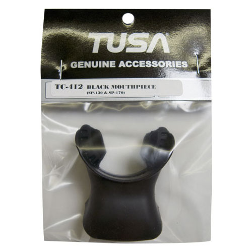 Tusa Replacement Snorkel Mouthpiece - Black (TC-412) - Click Image to Close