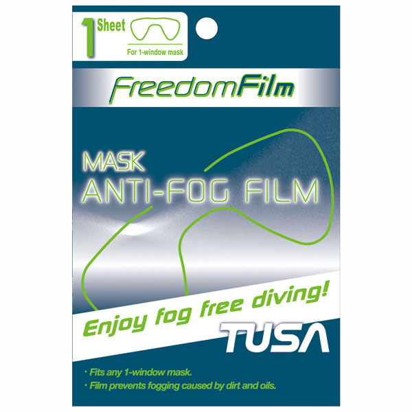 Tusa Mask Anti-Fog Film - Single Lens - Click Image to Close