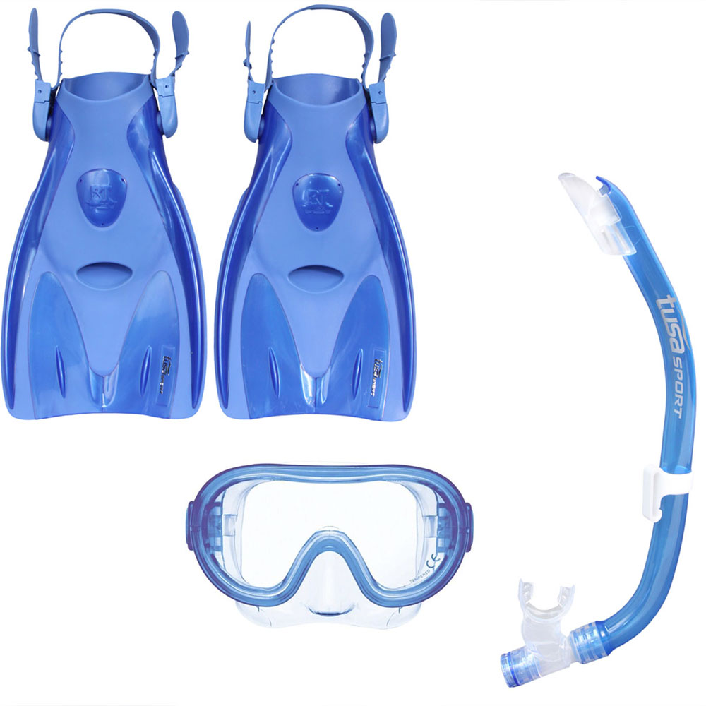 Tusa Sport Mini-Platina Child Mask Snorkel Fin Set (4-6 yrs)