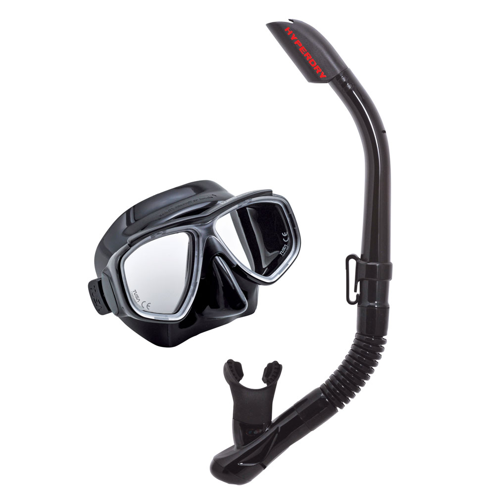 Tusa Sport Splendive Mask and Snorkel Set with Corrective Lenses - Click Image to Close