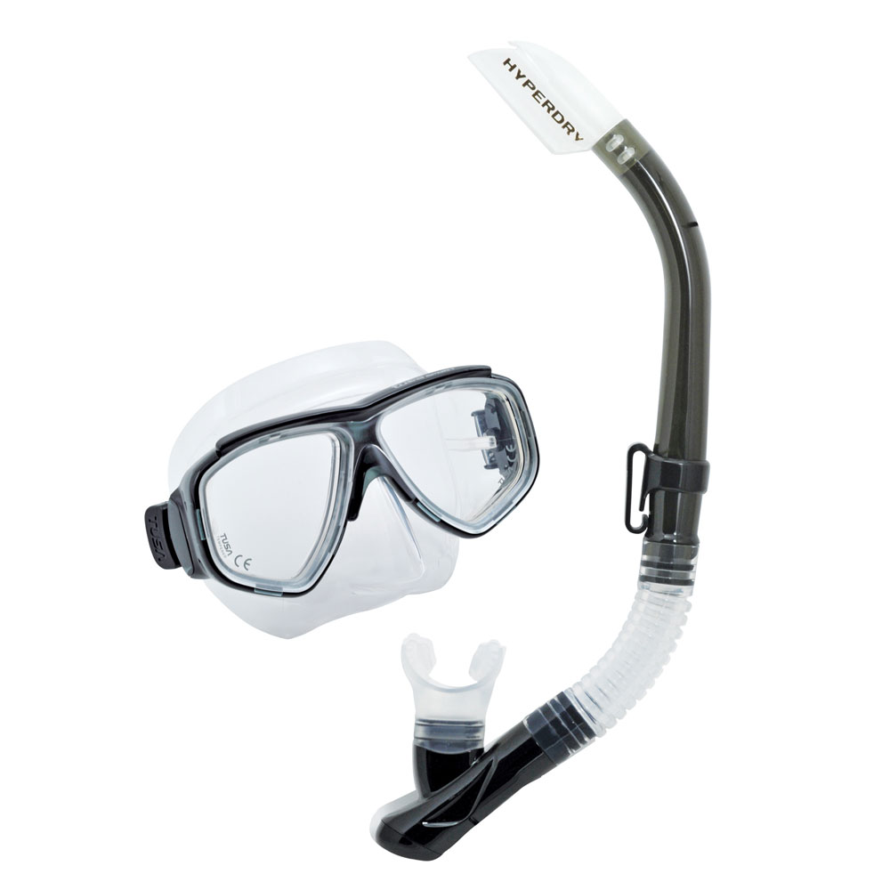 Tusa Sport Splendive Elite Adult Mask and Snorkel Set - Click Image to Close